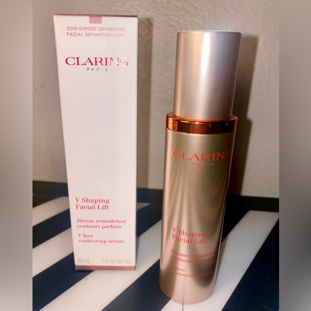 CLARINS PARIS V SHAPING FACIAL LIFT CONTOURING SERUM (1.6 OZ) BRAND NEW